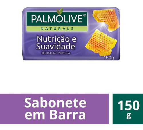 Sabão Em Barra Palmolive Nutrição E Suavidade De 150 G