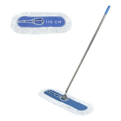 Kit Trapeador Mop Industrial Metal Limpieza 110cm Color Blanco 110cm | MercadoLibre