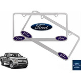 Par Porta Placas Ford F 150 5.0 2015 Original