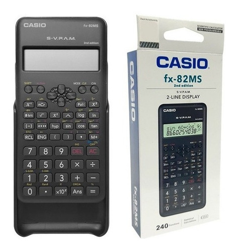 Calculadora Cientifica Casio Fx-82 Ms Edition 2 Nd 240 Funci