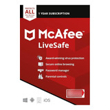 Antivirus Mcafee Livesafe 2020 Unlimited 1 Año