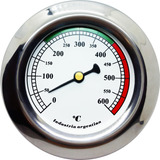 Reloj Medidor Temperatura Parrilla Grill 600 ºc Termometro
