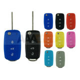 Funda Silicon Protector Llave Volkswagen Jetta Colores Lisos