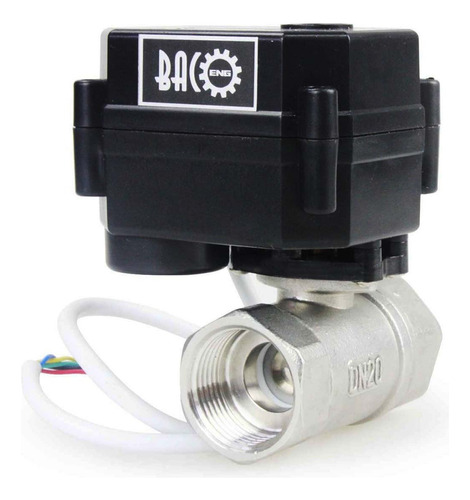 Baco Engineering 1/2  Dc12v Ss304 Motorized Valve,elect...