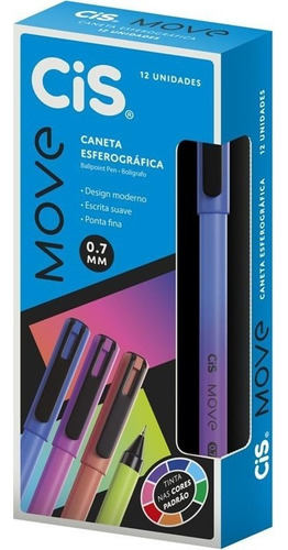 Caneta Cis Move 0.7 Mm - Sertic