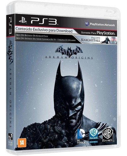 Jogo Ps 3 Batman Arkham Origins Dublado Em Português 