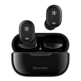 Audífonos Spacebuds In-ear Inalámbricos Touch Bluetooth 5.1 Spcbudsnegrog01 Spacezat Negro