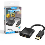 Cabo Conversor Adaptador Lumi Displayport Macho Para Hdmi Fêmea Pc Notebook