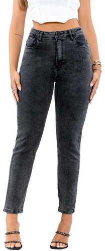 Calça Jeans Feminina Mom Com Elastano 00211 Vintage Consciên