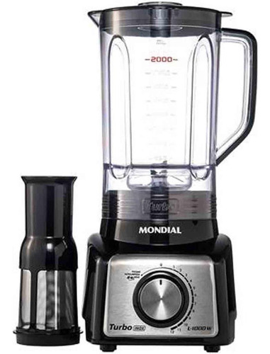 Liquidificador Mondial Turbo Inox L1000bi 12 Vel 1000w