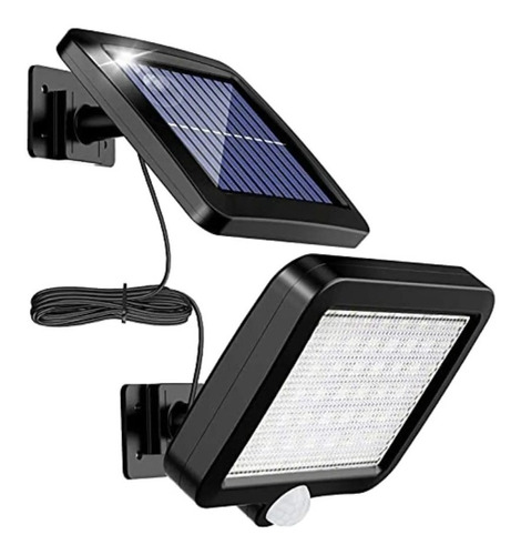 Lámpara Led Solar Con Sensor De Movimiento + Panel Solar