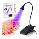 Mlogiroa Lámpara De Uñas Led Uv Luz Uv De Cuello De Cisne 