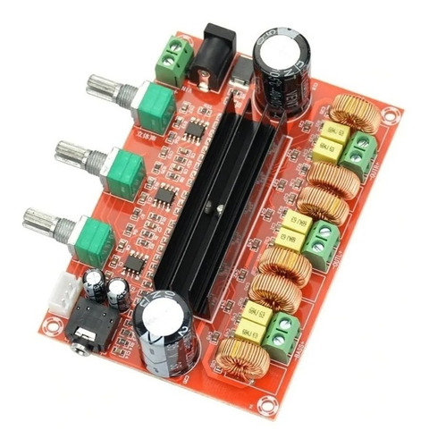 Módulo Amplificador 2.1 2x50w + 1x100w + Eq - Unoelectro