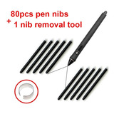 Wacom Black Nibs Con 1 Remover 80 Piezas Puntillas