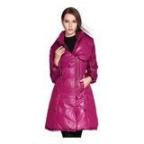 Chaqueta Parka Mujer Térmica Impermeable Ymoss Iconic Rosa