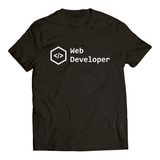 Playera Web Developer / Programador Desarrollador Geek 