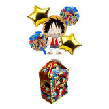 Set Globos Decoracion Más Dulceras One Piece 30 Niños 