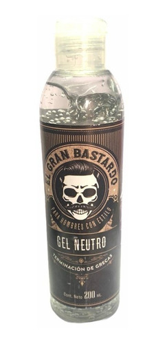 El Gran Bastardo Gel Neutro Terminacion Grecas 200ml Barba