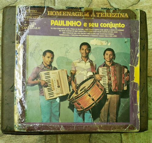 Lp - Paulinho E Seu Conjunto / Homenagem A Teresina