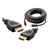 Cabo Hdmi 2.0 Ultrahd 4k 3d 19 Pinos 5 Metros Gold Mxt