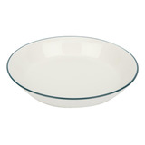 Plato Loza Blanco Redondo 20.5cm