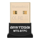 Adaptador Receptor Bluetooth 4.0 Usb Pc Notebook Celular 3mb