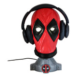 Suporte De Headset - Deadpool Com Led