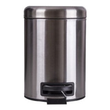 Cesto Tacho Basura Residuos Acero Inox 4 Litros Hogar Baño