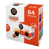 Nescafé Dolce Gusto 4 Cajas C/16capsulas C\u Lungo