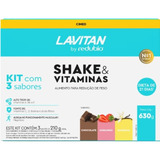 Redubío Shake E Vitaminas Kit C/3 Sabores 630g - Dieta 21/d