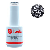 Esmalte Semipermanente Para Uñas Topcoat Snowflake Keila Color Snow Flake