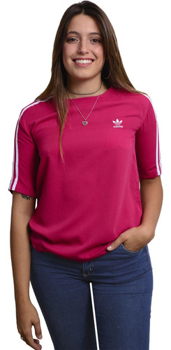 Remera adidas Mujer Talle Uk 4, 1 O 2 Usos, Impecable