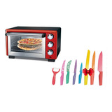 Horno Tostador Oster 18l Tssttv7118r +regalo Set Cuchillos  