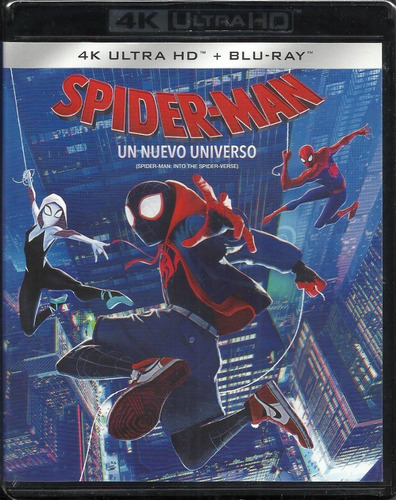 Spider Man Un Nuevo Universo | 4k Uhd + Blu Ray Película