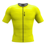 Camiseta Newfast Elastica Zíper Full Ciclismo Corrida Befas