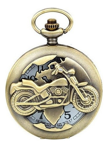 Reloj Bolsillo Moto Harley + Estuche Dayoshop