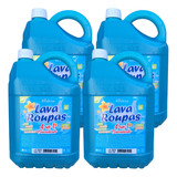 04 Lava Roupas Sabão Liquido 4em1 Super Concentrado 5 Litros