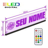 Luminoso Led Acrílico Caminhão Personalizado 12v 24v