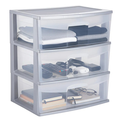 Cajonera De Plástico Italhome Organizador Desarmable Grande