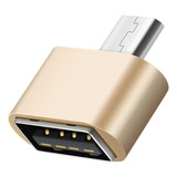 Leitor De Memória Golden Micro Usb Otg Para Telefone E Cartã