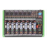 Mixer Consola Pro Bass Pm1224bt 8 Canales Usb Bluetooth