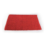 Tapete De Banheiro Micropop 60x40cm Vermelho Camesa