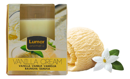 Lumar Aromatic Vela En Vaso Decoracion - Vainilla Cream 125g