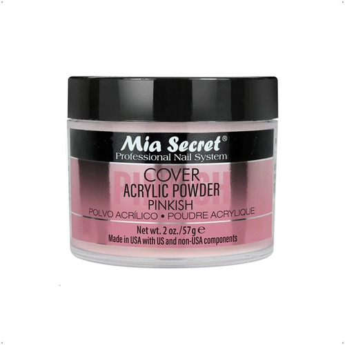 Mia Secret Polvo Acrilico Cover Pinkish (57g) Uñas Esculpida