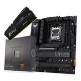 Kit Amd Ryzen 7 7700x + Asus Tuf X670e-plus + 32gb Ddr5