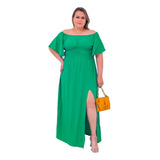 Vestido Longo Plus Size Ciganinha Coleção Verão 2022