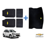 Tapetes Logo Chevrolet + Cajuela Chevy C3 09 A 12 Kit 5pz