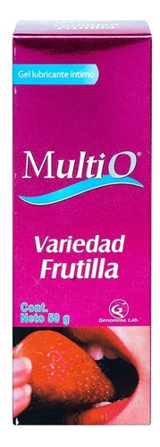 Multi O Lubricante En Gel Sabor Frutilla X  50 Gr