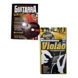 Kit Curso De Violão + Como Tocar Guitarra - Livros E Cds