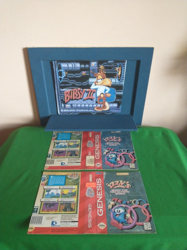 Mega Drive Genesis Izzys Caixa Recortada Original